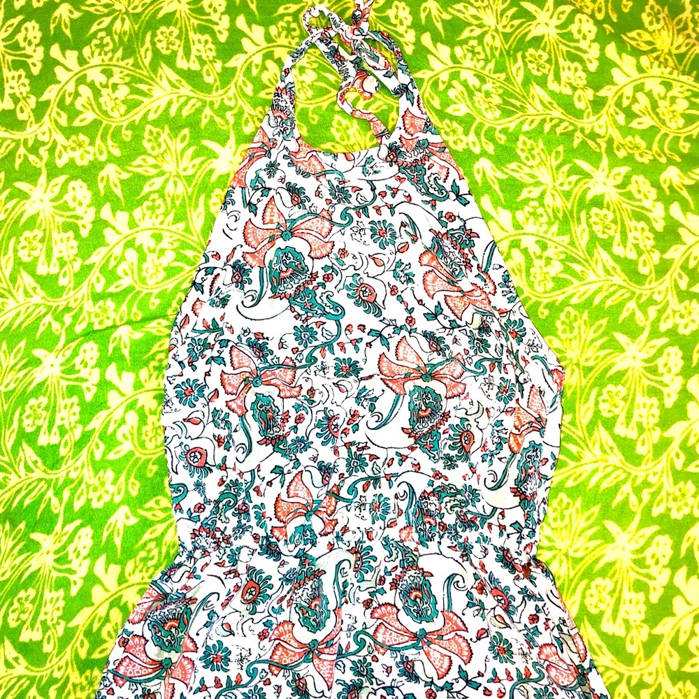 Floral Kendall & Kylie Halter Romper